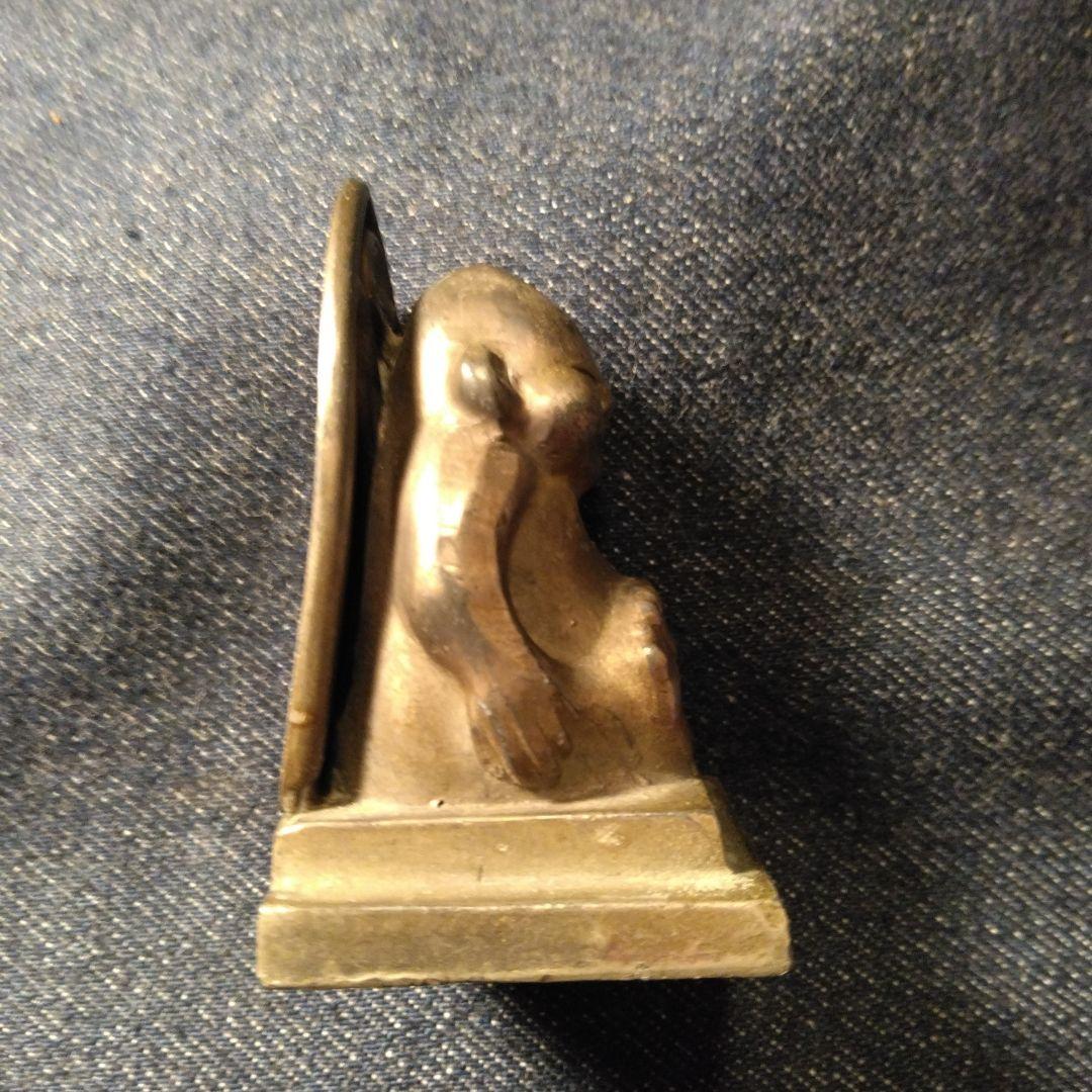 古い　ビリケンさん　置物　戦前　骨董　アンティーク　縁起物　開運