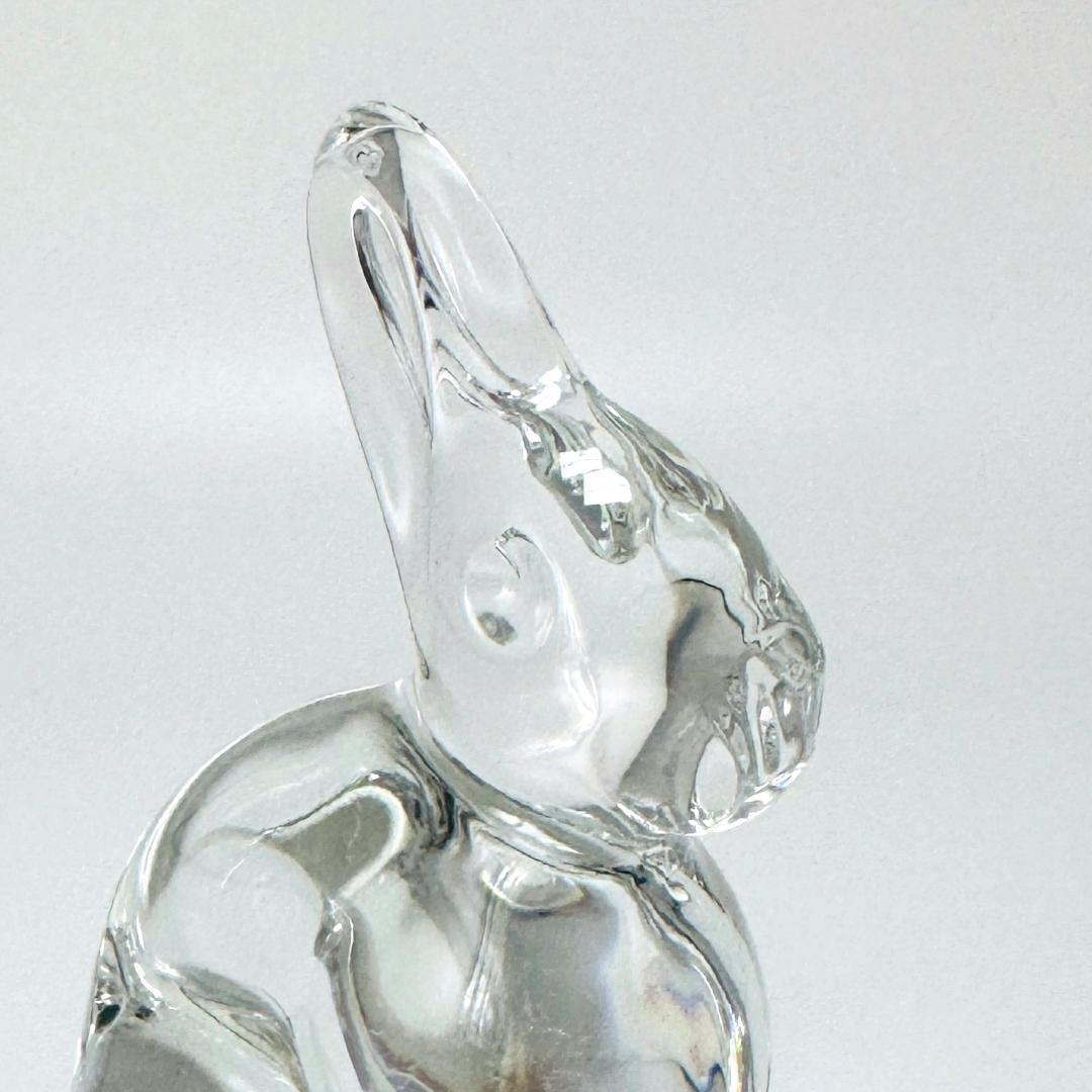 【バカラ】うさぎ 兎 動物 置物 インテリア★美品★幸運/開運