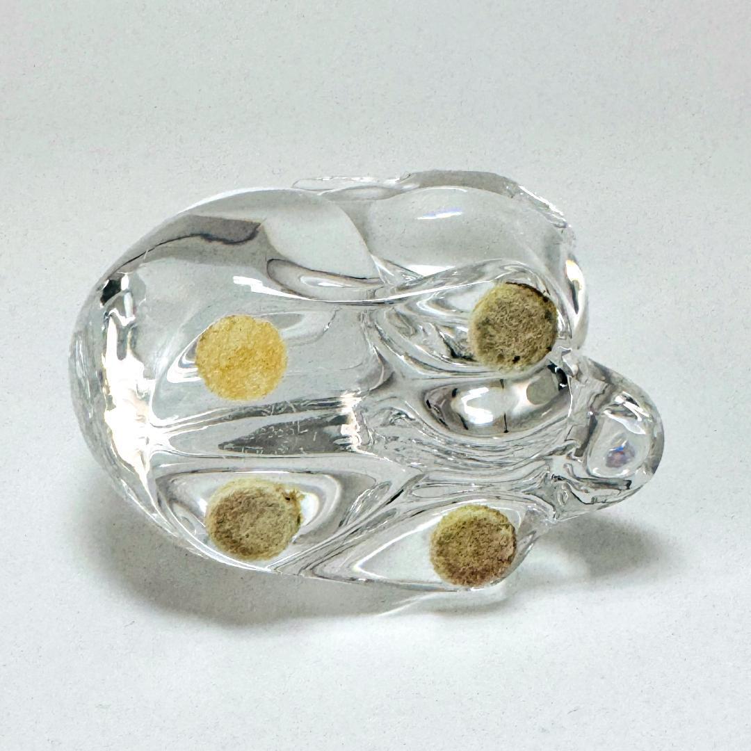 【バカラ】うさぎ 兎 動物 置物 インテリア★美品★幸運/開運