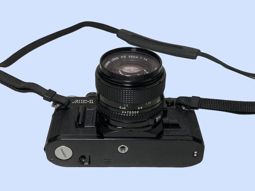 M7716 Canon AE-1 フィルムカメラ FD 50mm 1.4