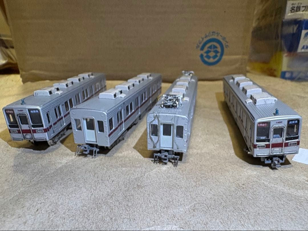 Nゲージ グリーンマックス 東武10080型11480F ※加工品