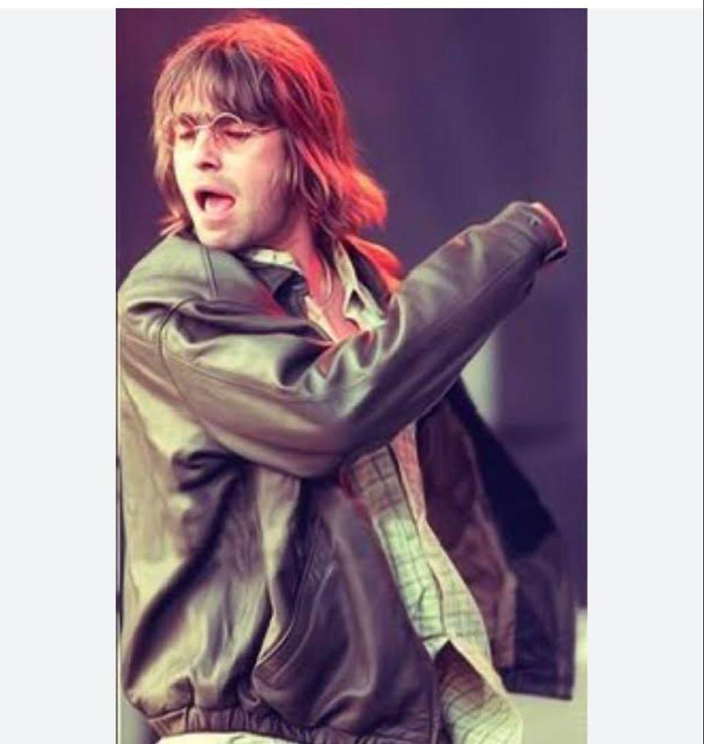 希少 リアムギャラガー着 90s Ralph Lauren レザージャケット