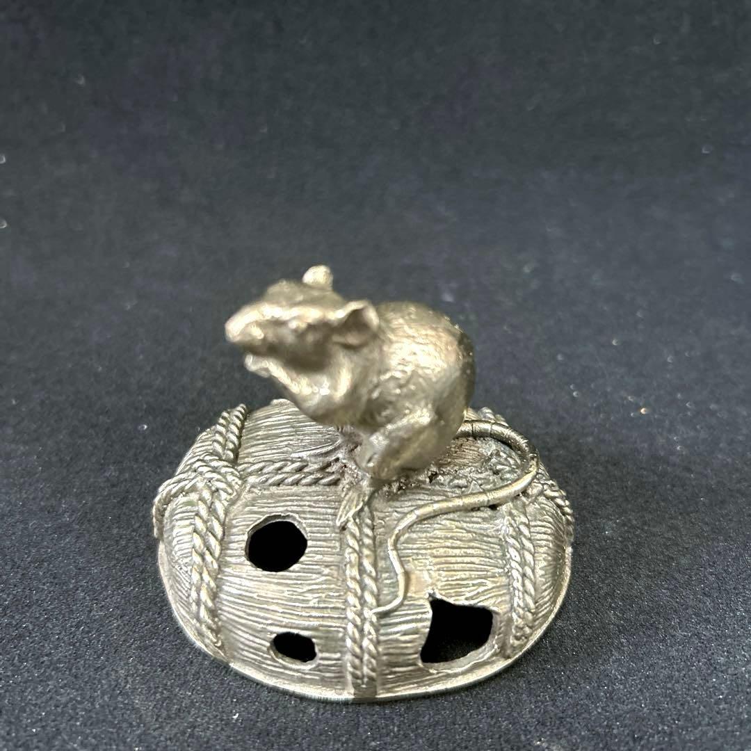 ・伝統工芸　高岡銅器　洋銀　香炉　須賀月芳　砂金袋　置物　インテリア　香道具