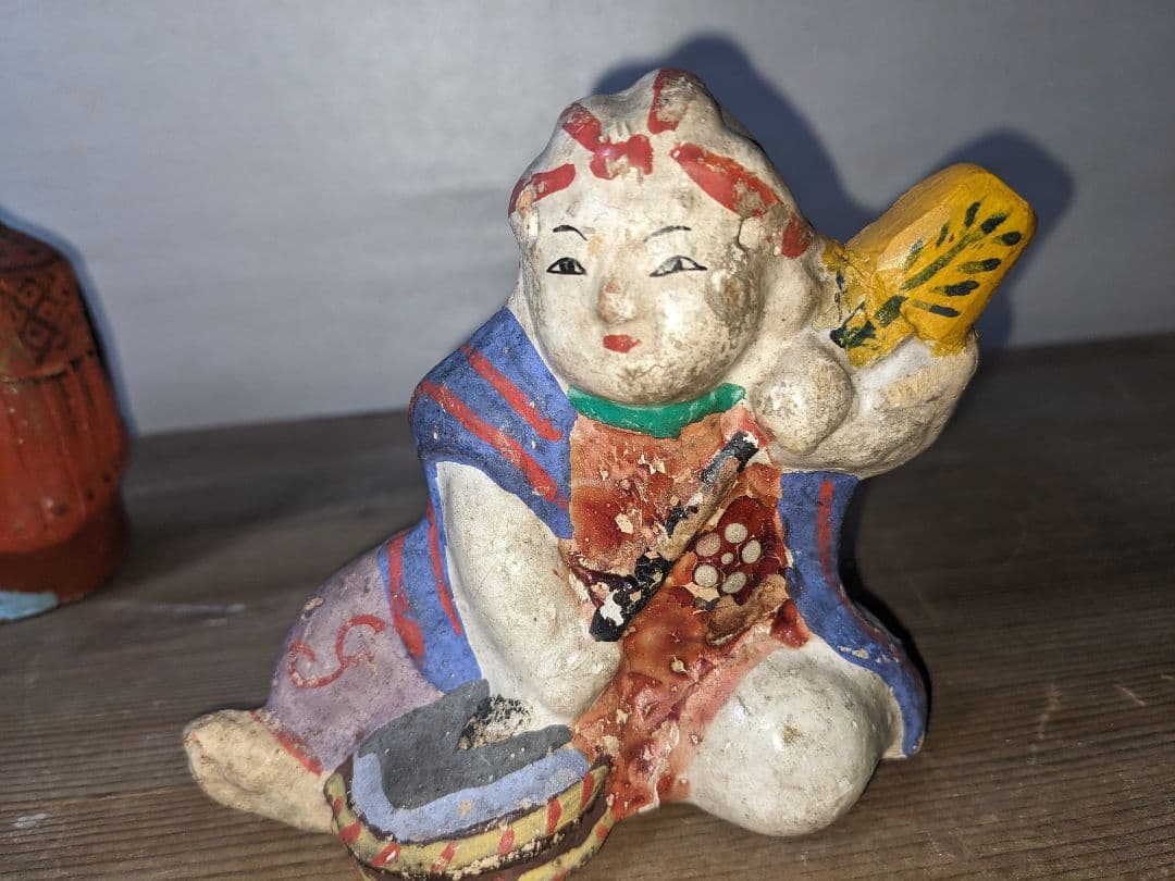 大正時代　 土人形　郷土玩具 伝統工芸品　相良人形