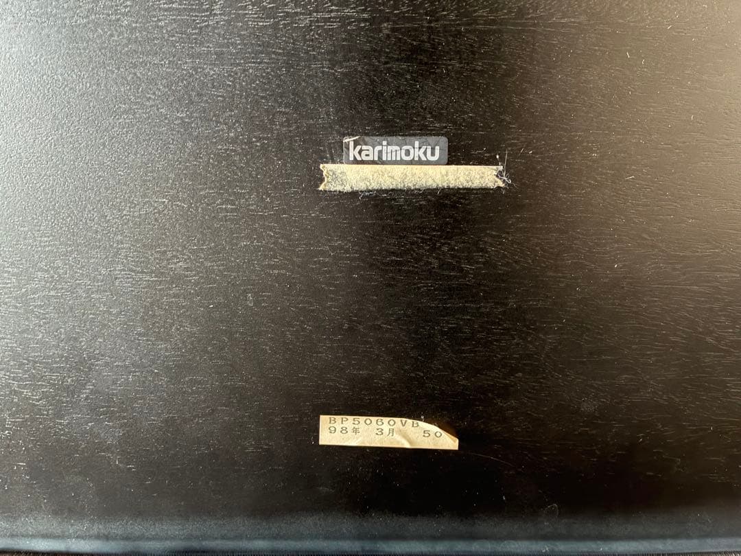 カリモク　年輪　座卓　テーブル　ビンテージ家具