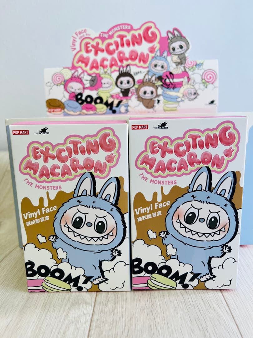 ⭐️POP MART EXCITING MACARON Vinyl Face 2箱