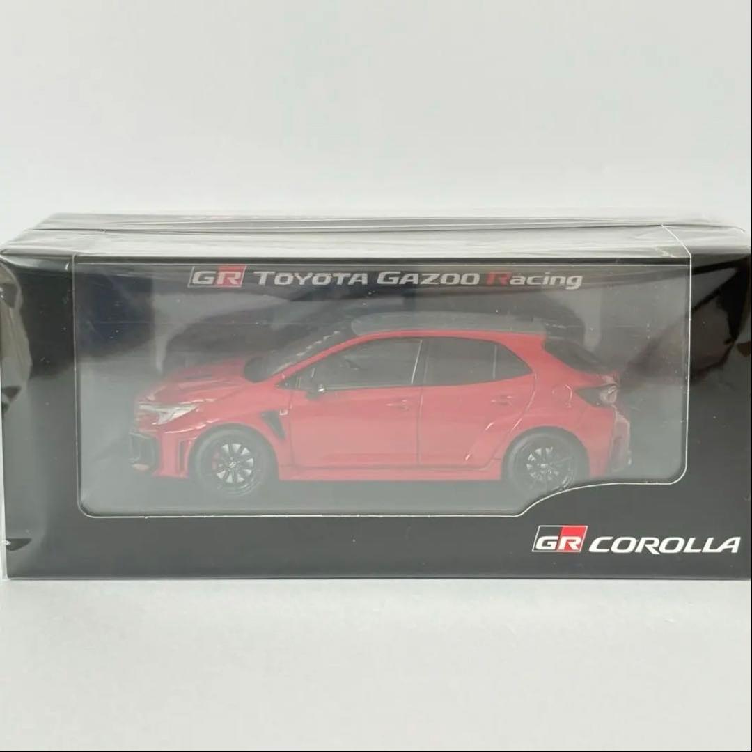 トヨタ博物館購入 GRカローラ カラーサンプルミニカー エモーショナルレッドII