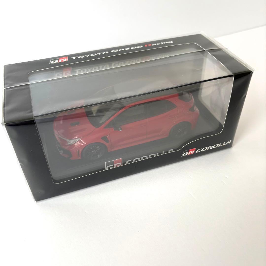 トヨタ博物館購入 GRカローラ カラーサンプルミニカー エモーショナルレッドII