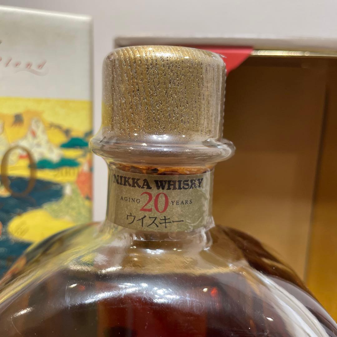 ニッカウイスキー　20年　アニバーサリーブレンド 2000 ニッカ二千年祭
