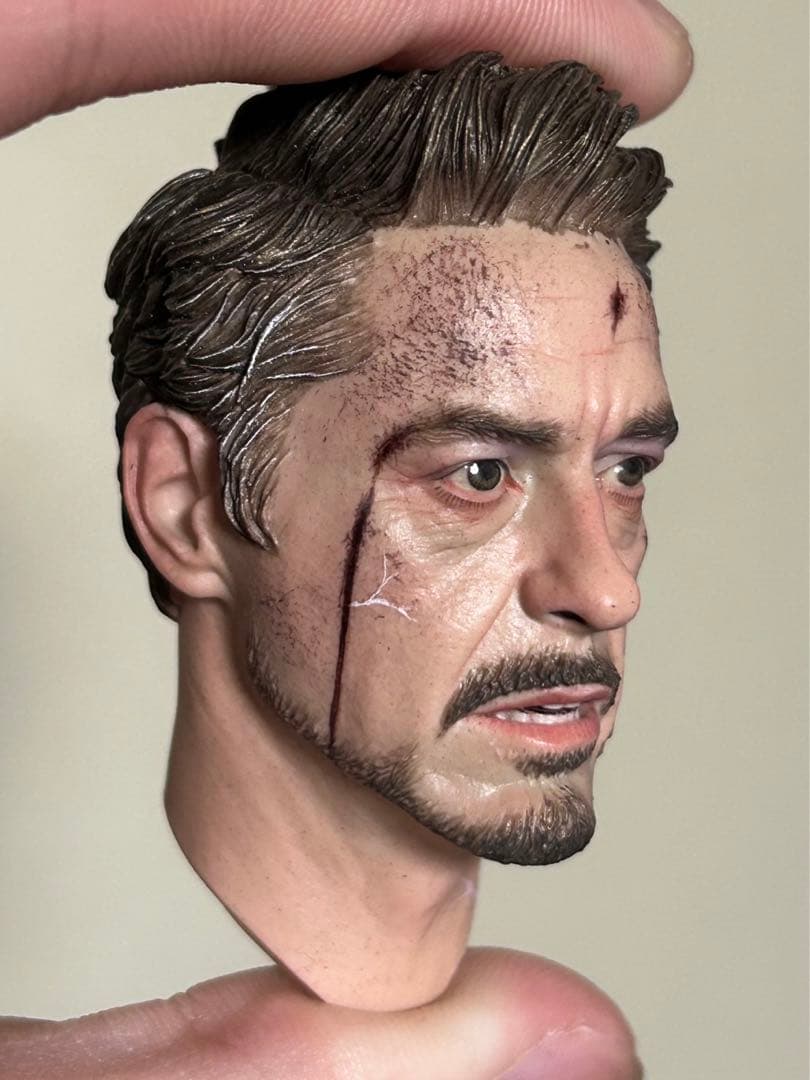1/6 アイアンマン　トニー　アベンジャーズ　エンドゲーム　カスタムヘッド