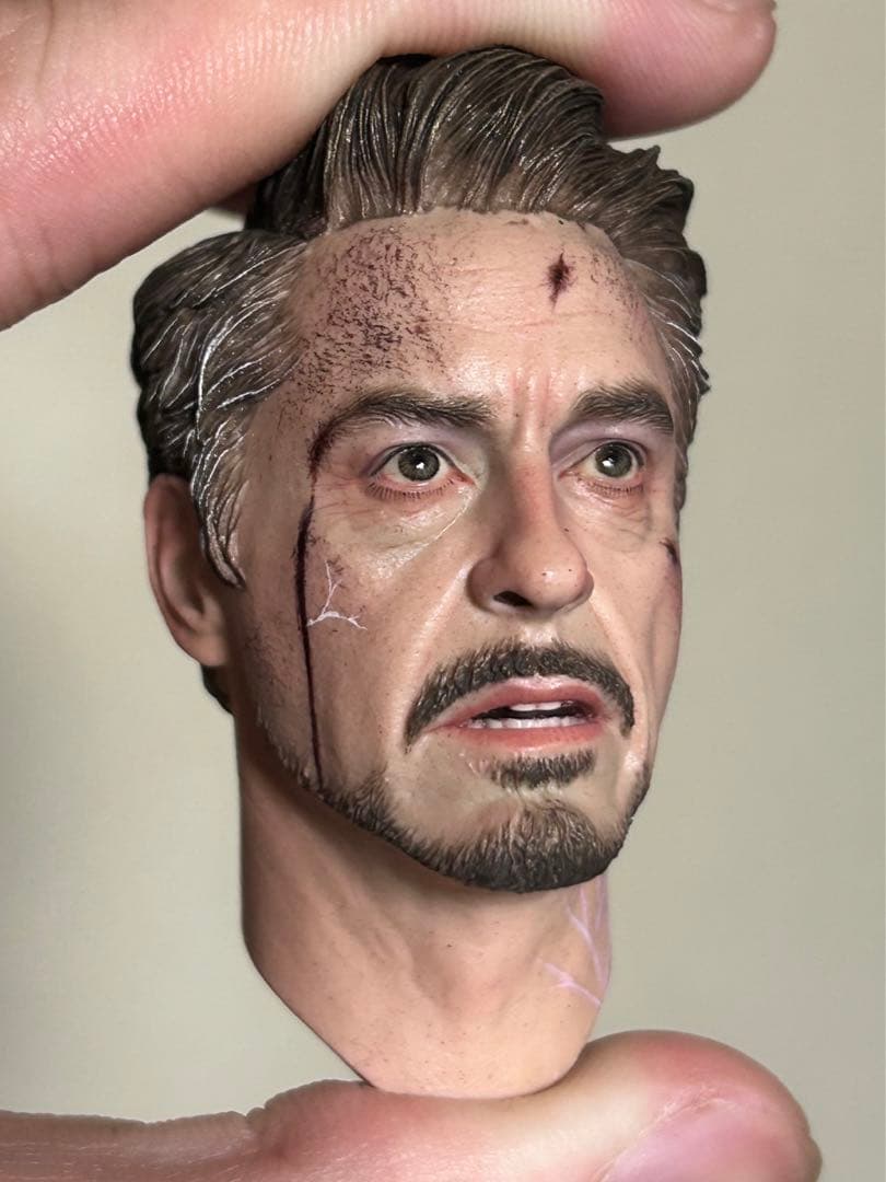 1/6 アイアンマン　トニー　アベンジャーズ　エンドゲーム　カスタムヘッド