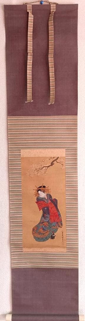 歌川国英　掛軸