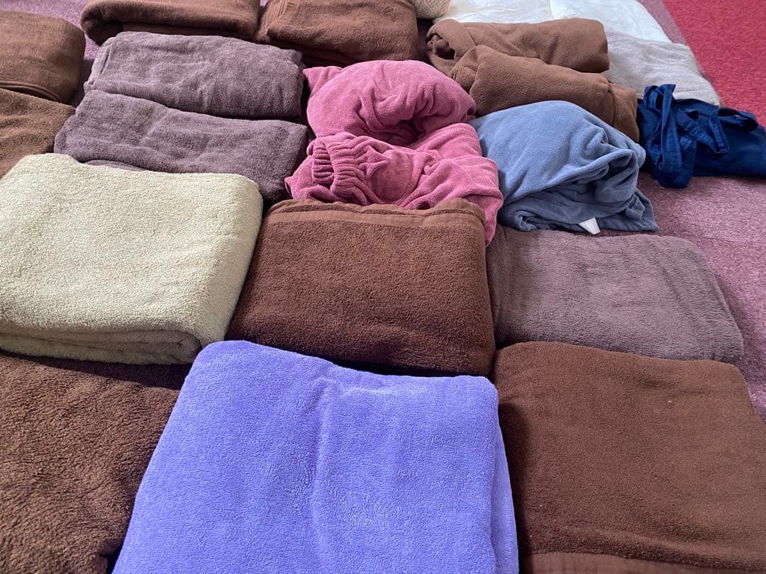 サロン　大判ベットシーツタオル　ガウンバスタオル他まとめて