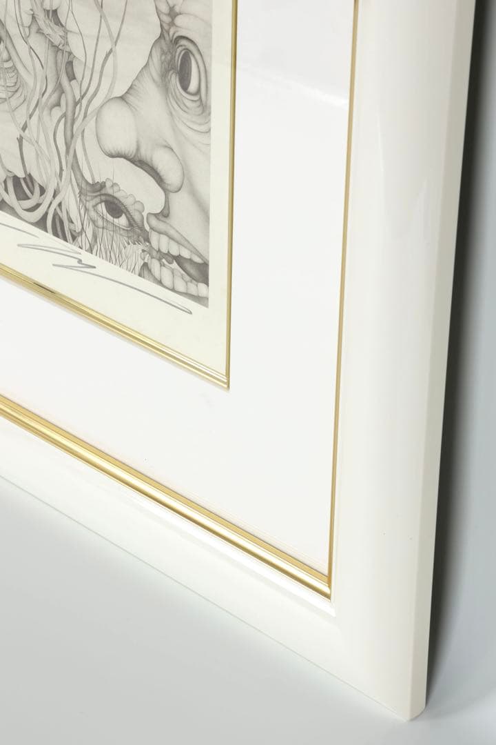 城景都 リトグラフ「想II」69/200 直筆サイン 額装 箱付