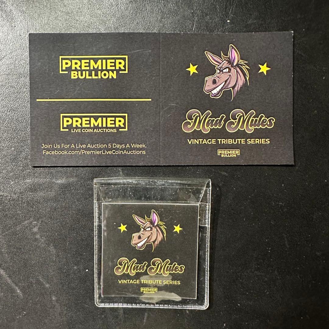 1oz純銀バー COLT ARMY 45 コルトアーミー45 Mad Mules