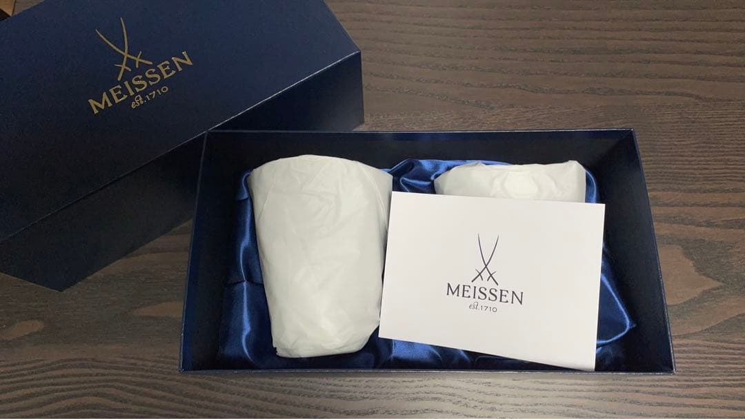 MEISSEN 陶磁器カップ 2個セット ギフト