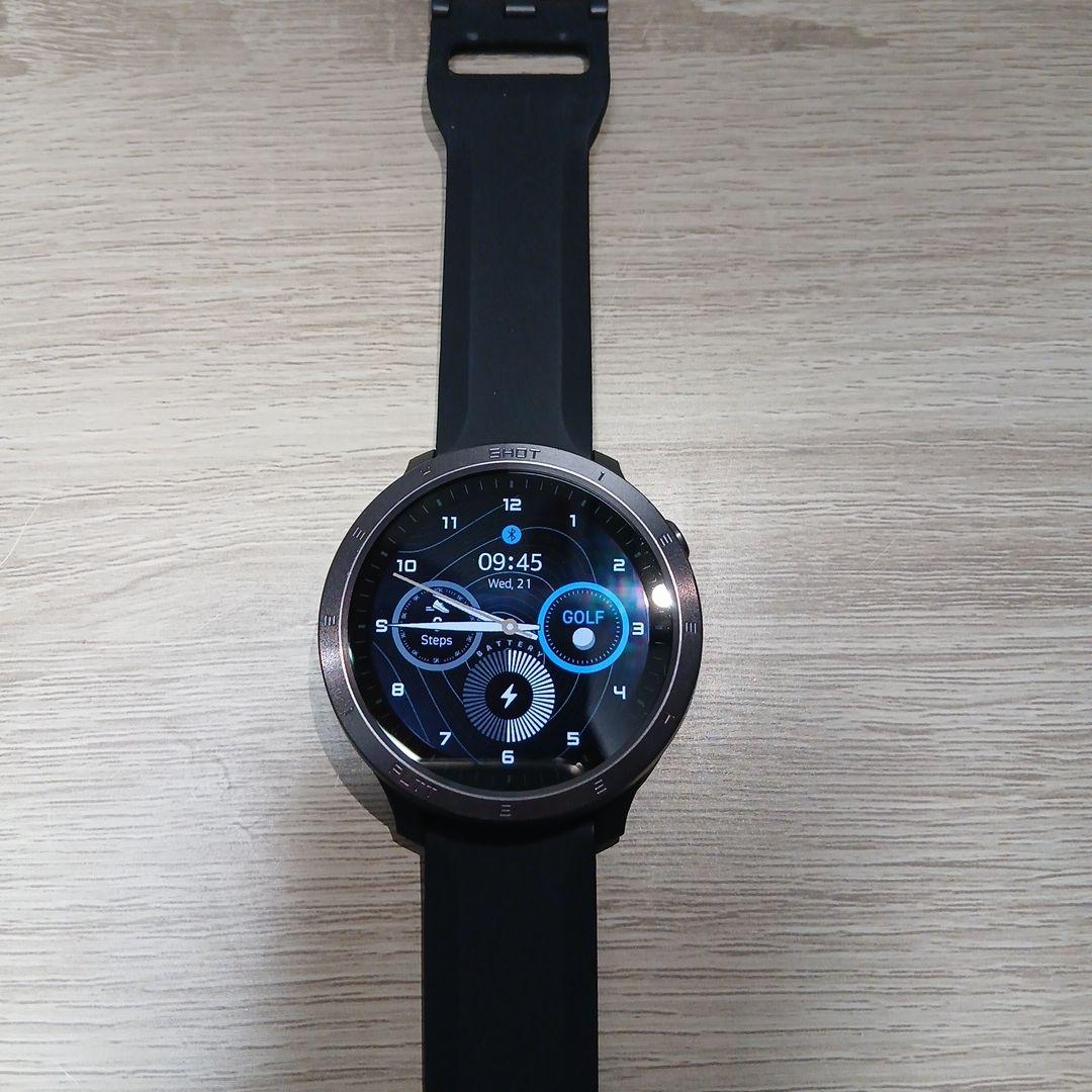 T11 Pro ブラック GPSスマートウォッチ