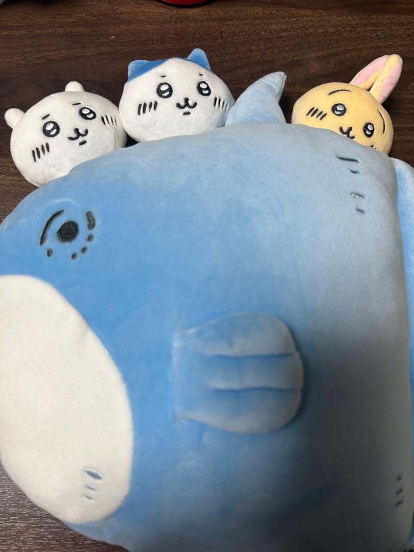 新品タグ付き ちいかわ マンボウでおでかけクッション