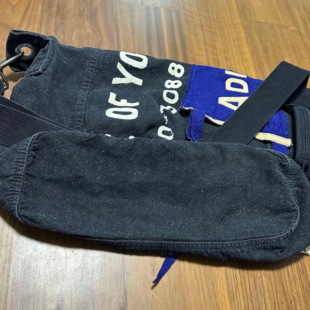 gotohollywood ショルダーバッグ　 ブラックデニム　フラッグ