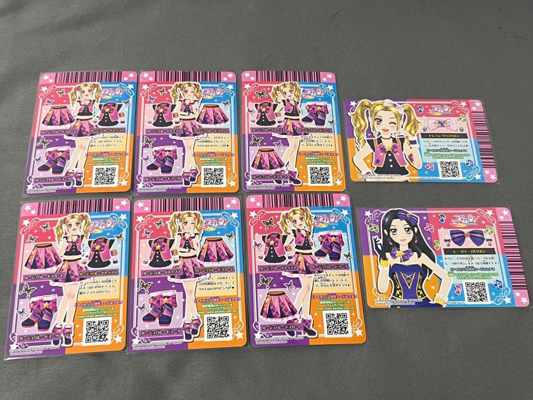 アイカツ ドレッシーグラスリボン レースパープルリボン ルージュパレード台湾版