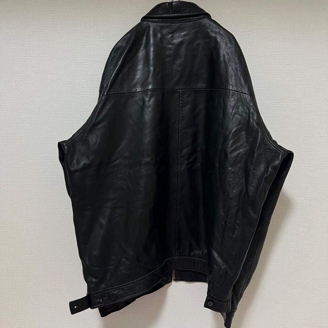 【POLO RALPH LAUREN】ラルフローレン レザージャケット　ブラック