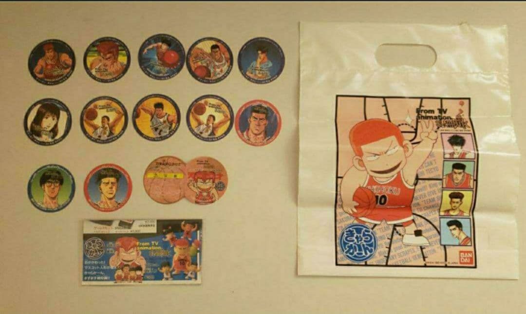 スラムダンク フィギュア キーホルダー 説明書 カード 下敷き 袋 51 + 2