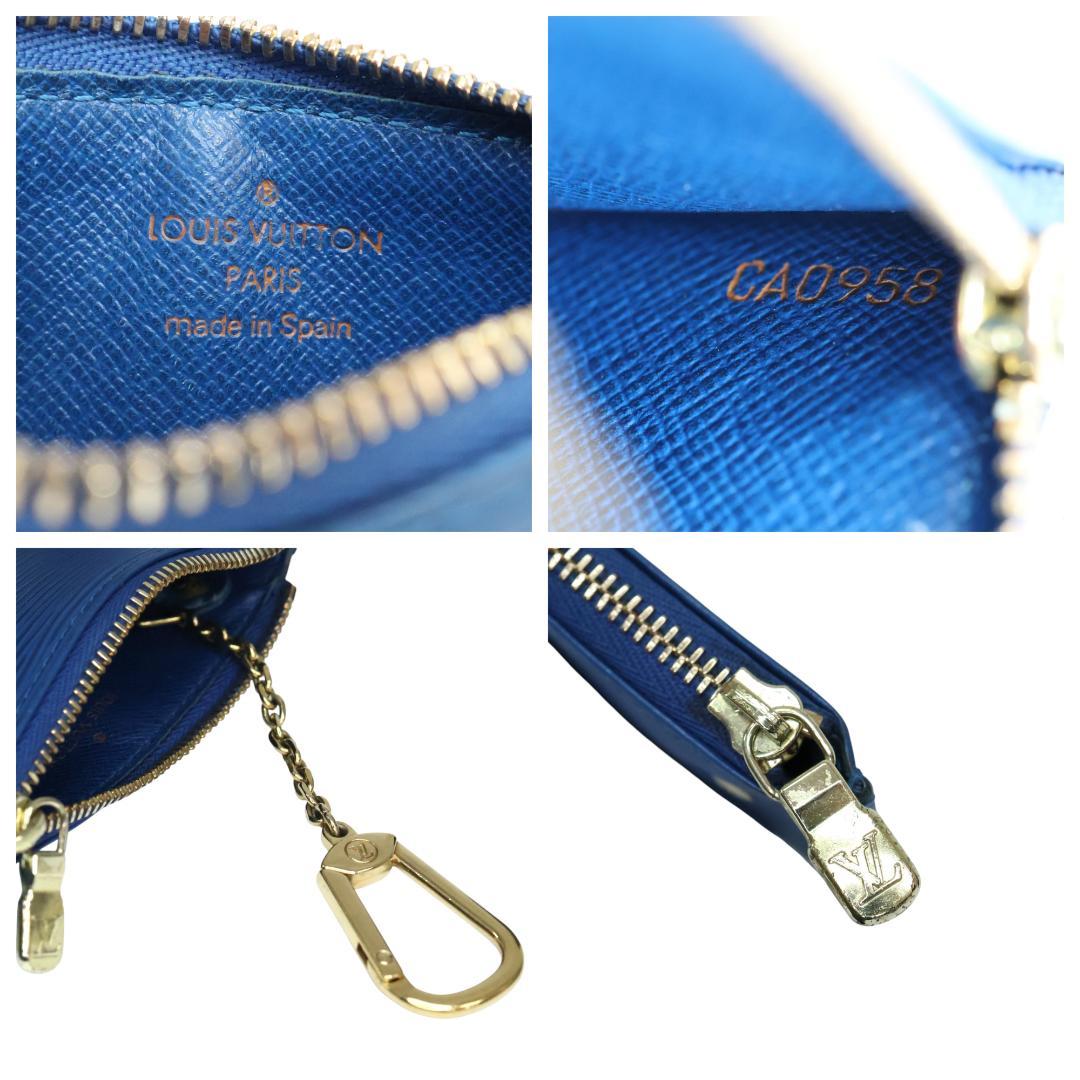 美品 ルイヴィトン エピレザー ケース ポシェットクレ M63805