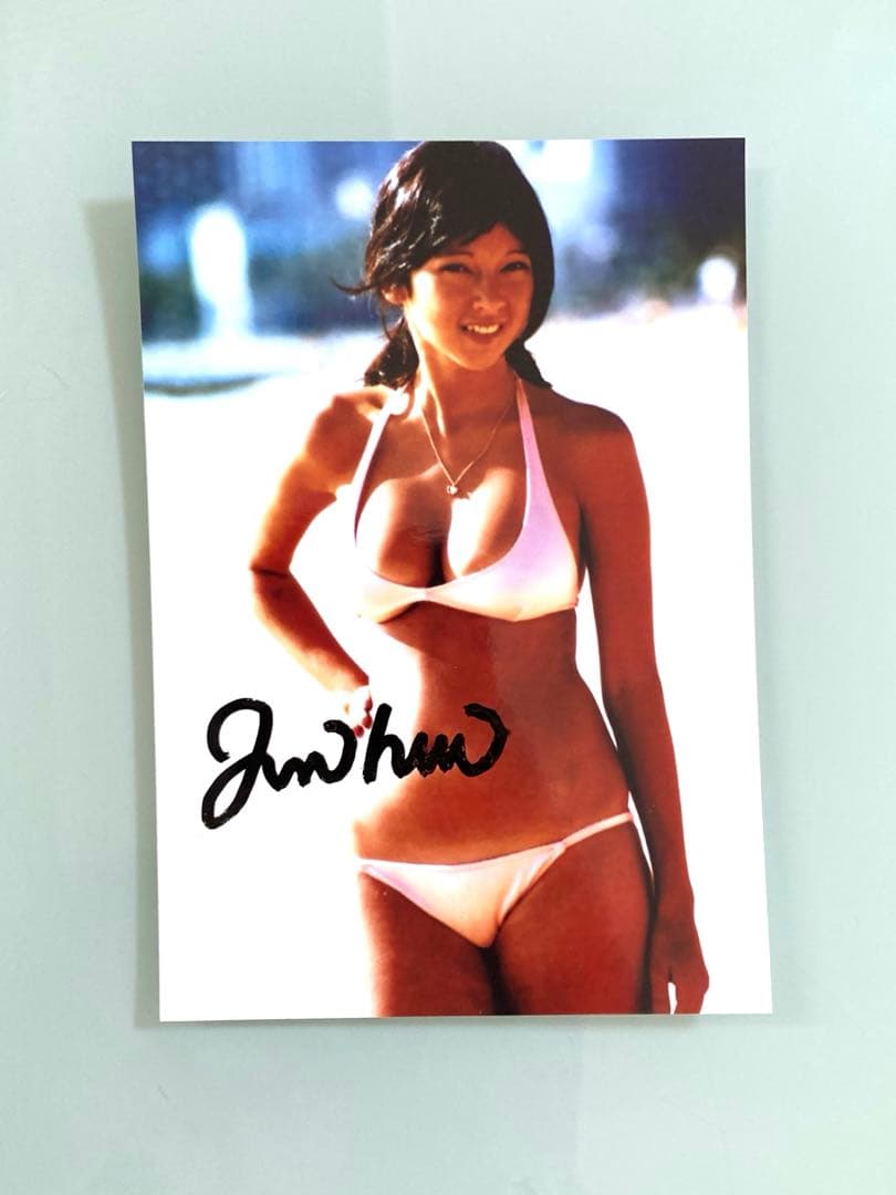 セール中…アグネス・ラム直筆サイン入り写真…Agnes Lum