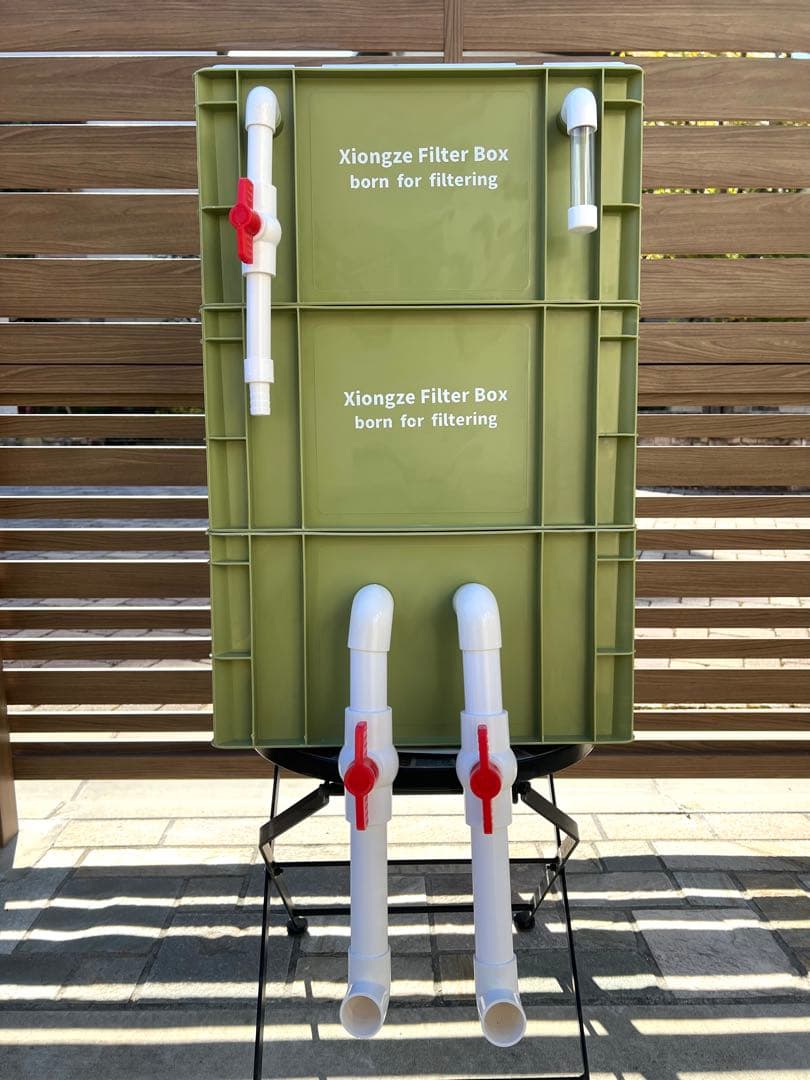 45w水中ポンプ付き　高性能濾過材2段付き2種以上 フルセット到着すぐ使える状態