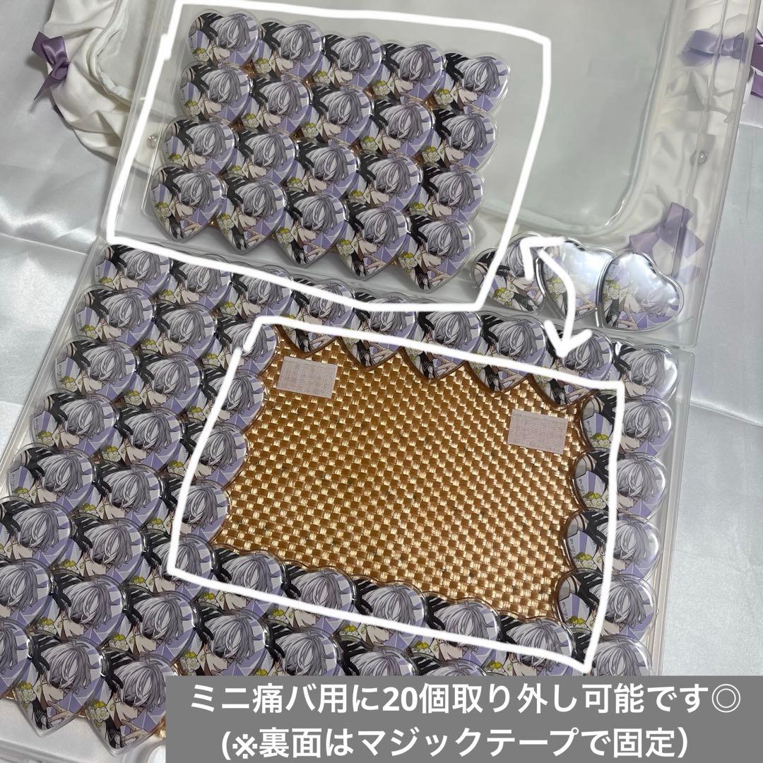 【バラ売り可能◎】雨宮零士 ハート缶バッジ72個セット（カバー付き）