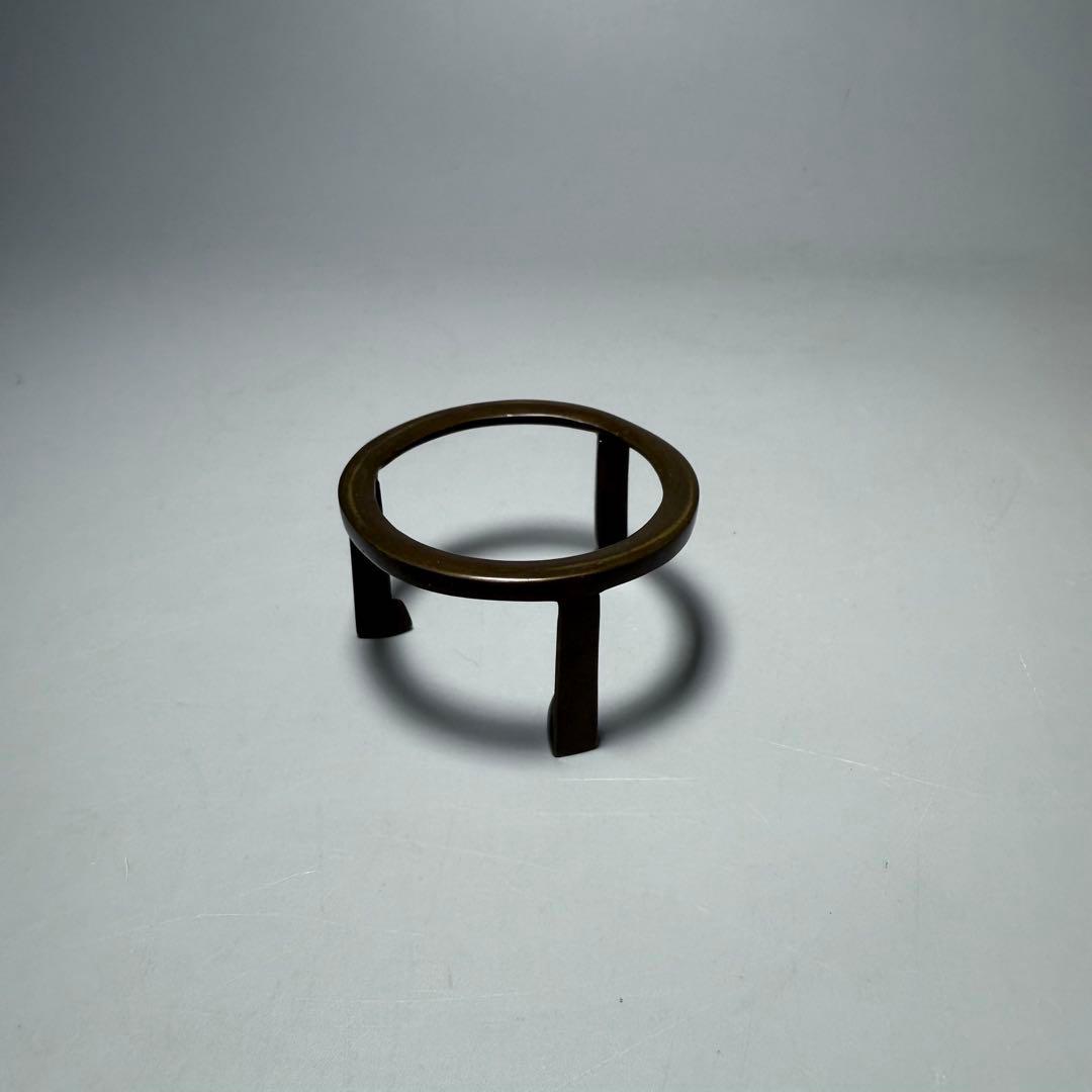 一ノ瀬宗辰　六種蓋置　五徳　三葉　一閑人　栄螺　三人形　蟹　千利休　高岡金工師