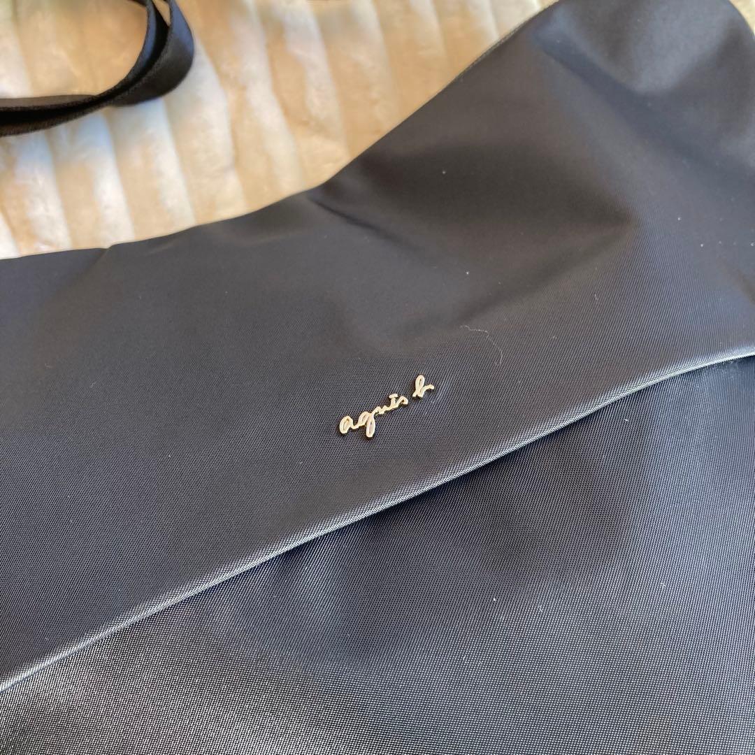 【美品•保証書付き】agnès b.（アニエスベー）ショルダーバッグ ブラック