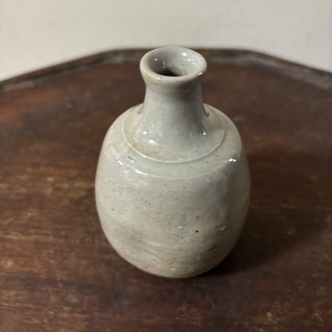 古い美濃　瀬戸小徳利　江戸　明治　花入　酒器　アンティーク　古道具　花器　李朝