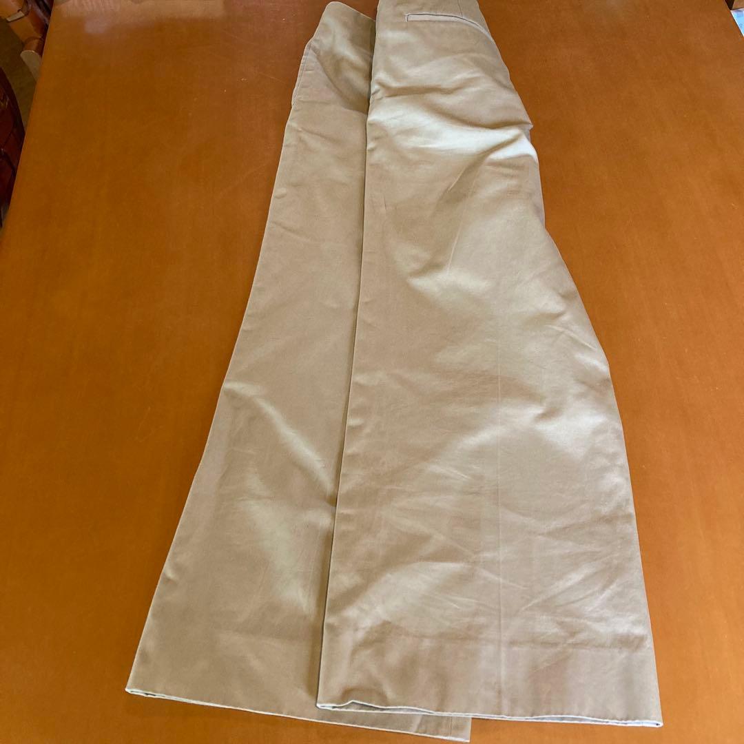 【美品】MADISON BLUE マディソンブルー★ベージュ ワイドパンツ 02