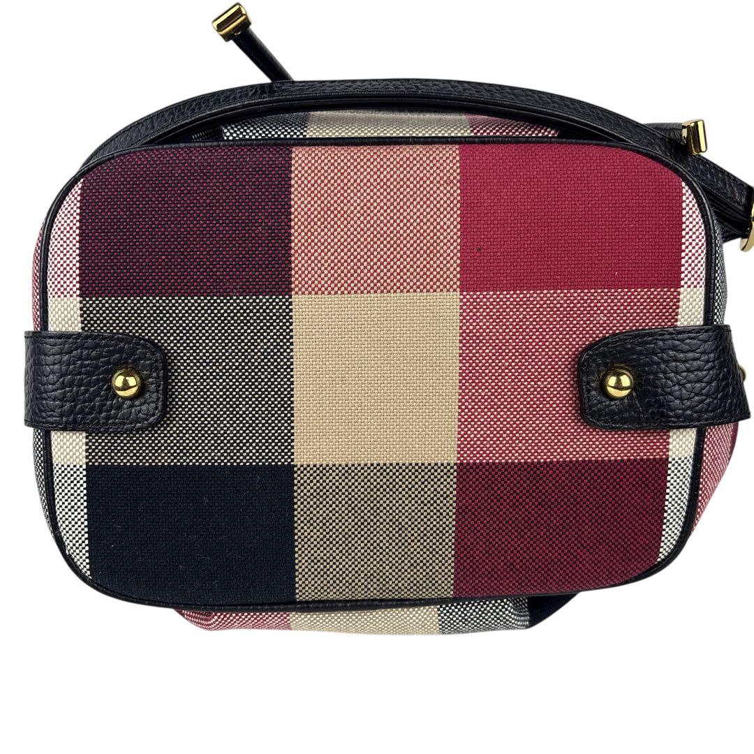 【美品】BLUE LABEL CRESTBRIDGE 巾着 2WAY チェック