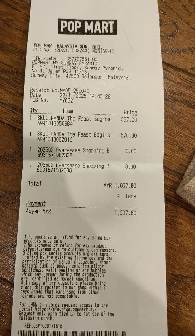 SKULLPANDA キャンドル【 未開封】