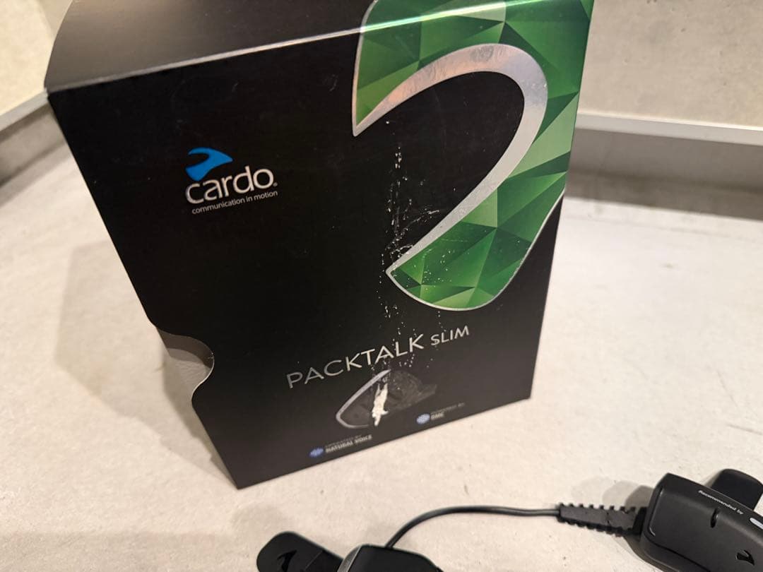 Cardo PACKTALK SLIMバイク用インカムカルドパックトークスリム