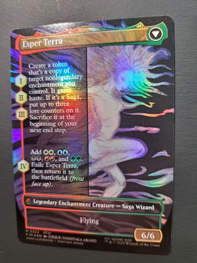 mtg 魔導戦士、ティナ foil ボーダーレス カード