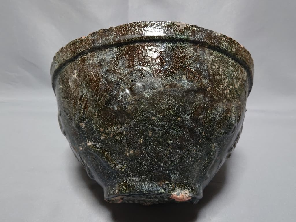 コレクター収集品　東漢時代　緑釉　盆栽　鉢