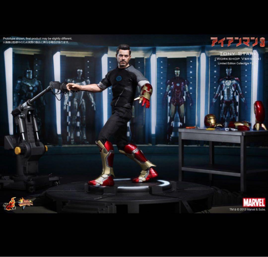 【美品】アイアンマン3 トニー スターク (開発作業版) ホットトイズ