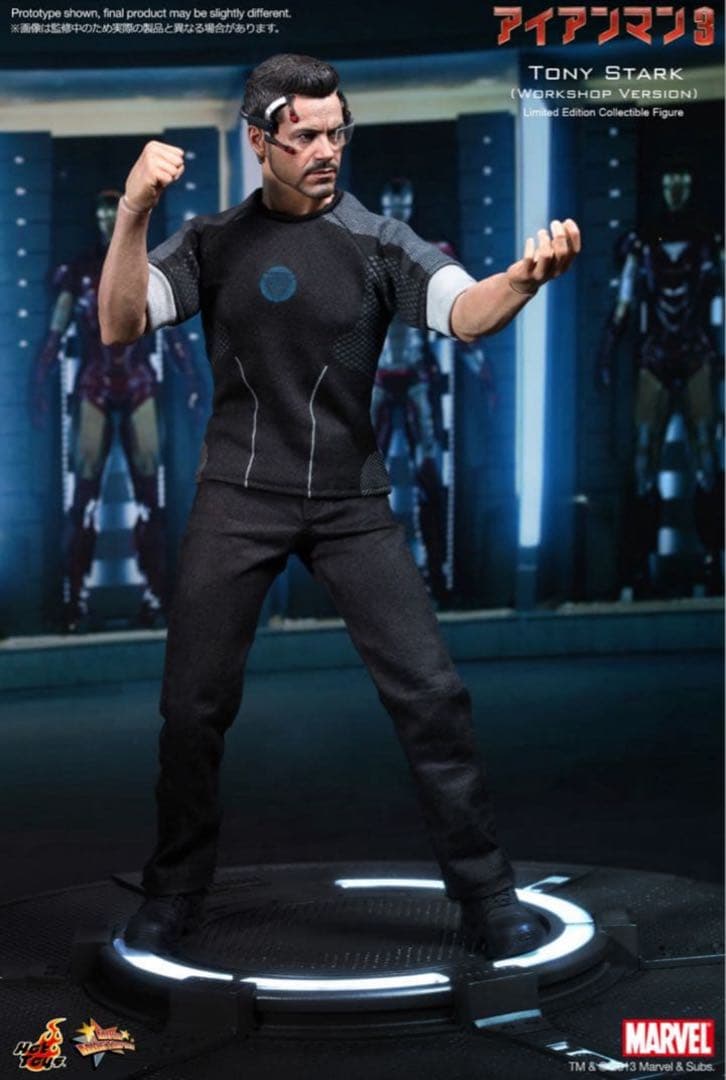 【美品】アイアンマン3 トニー スターク (開発作業版) ホットトイズ