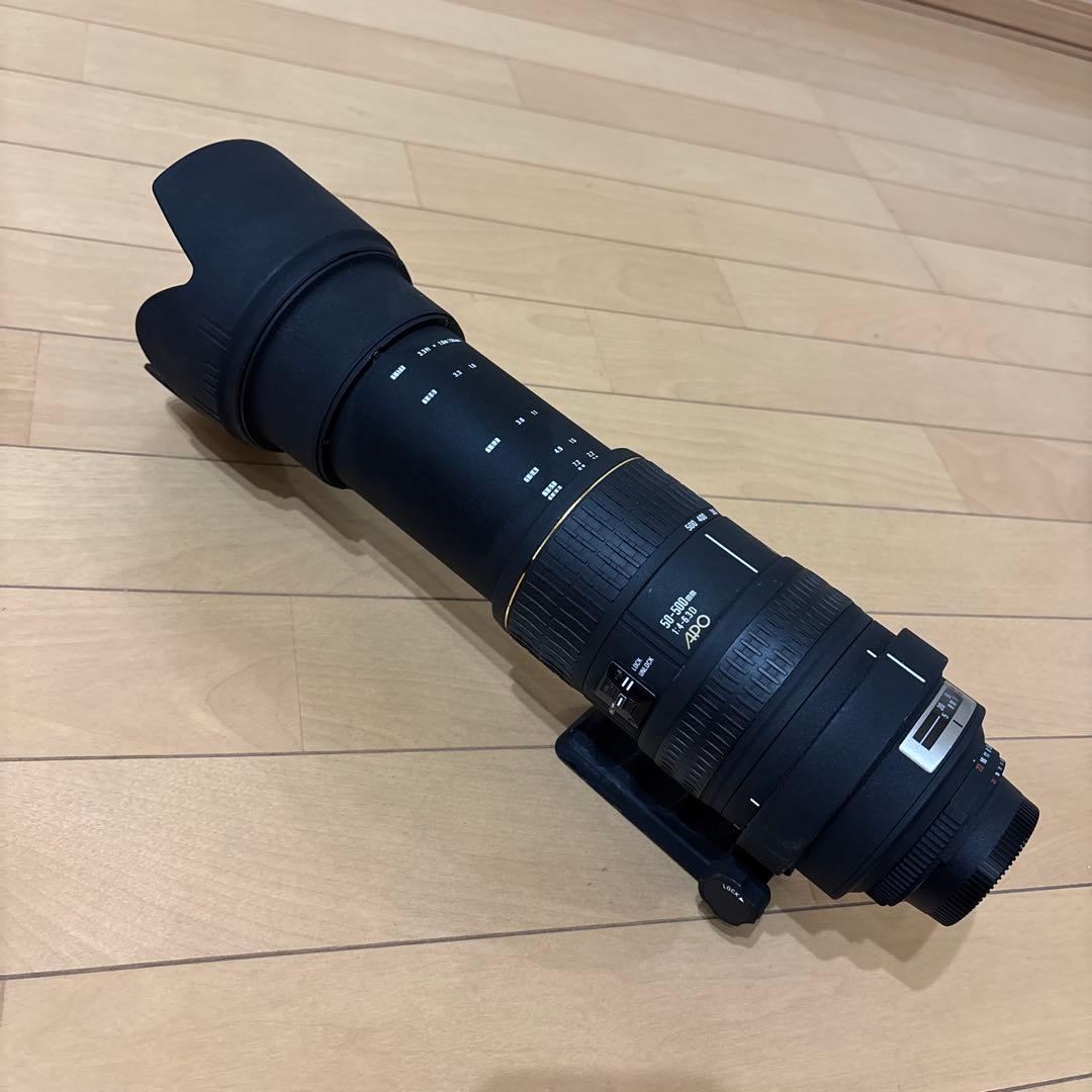 Nikon用／SIGMA　50-500mm　超望遠　ズームレンズ