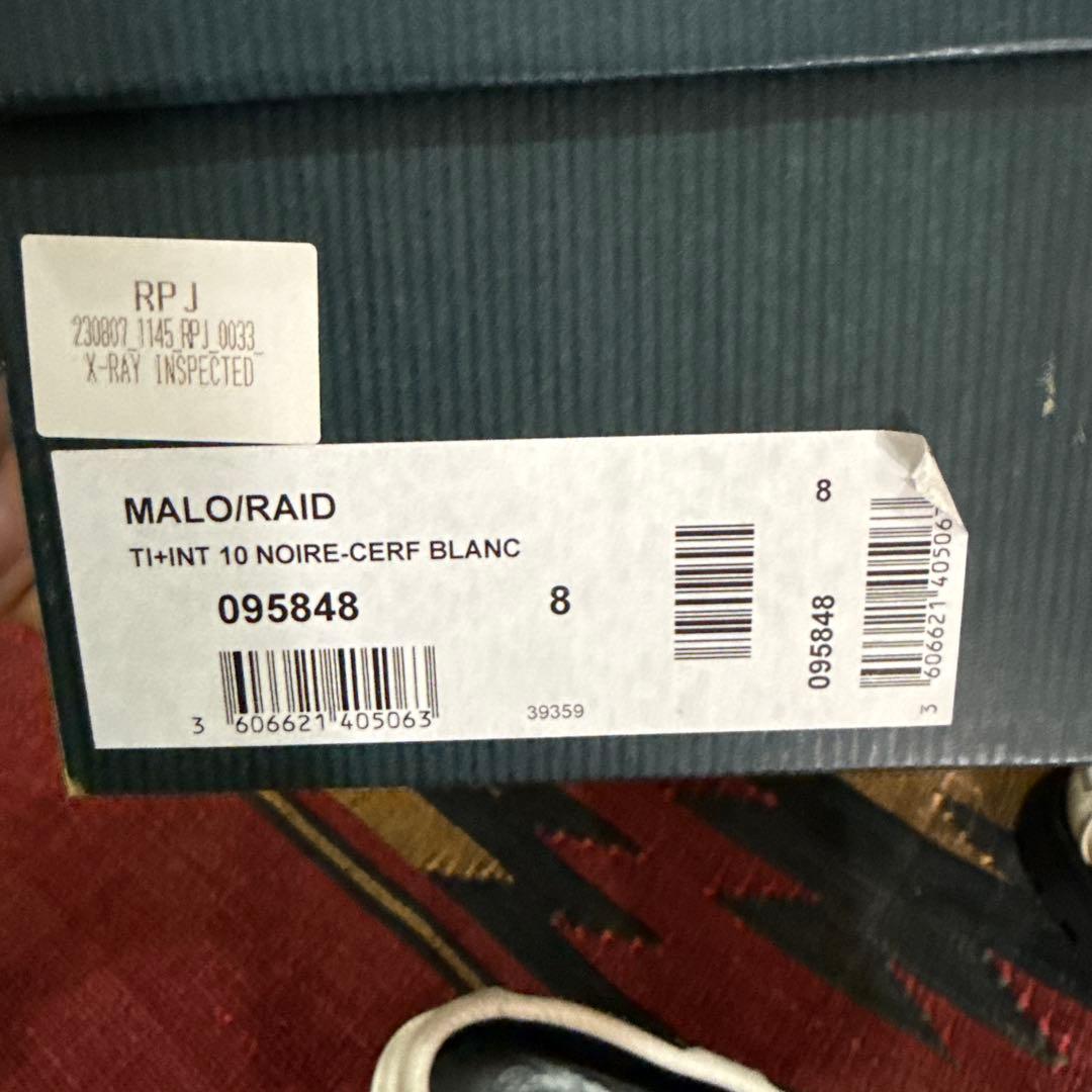 美品　タイトブース　パラブーツ MARO ホワイト　サイズ　UK8