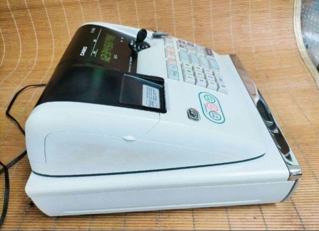 カシオレジスター　TE-M80　中古品　人気機種感熱紙　送料無料　357412