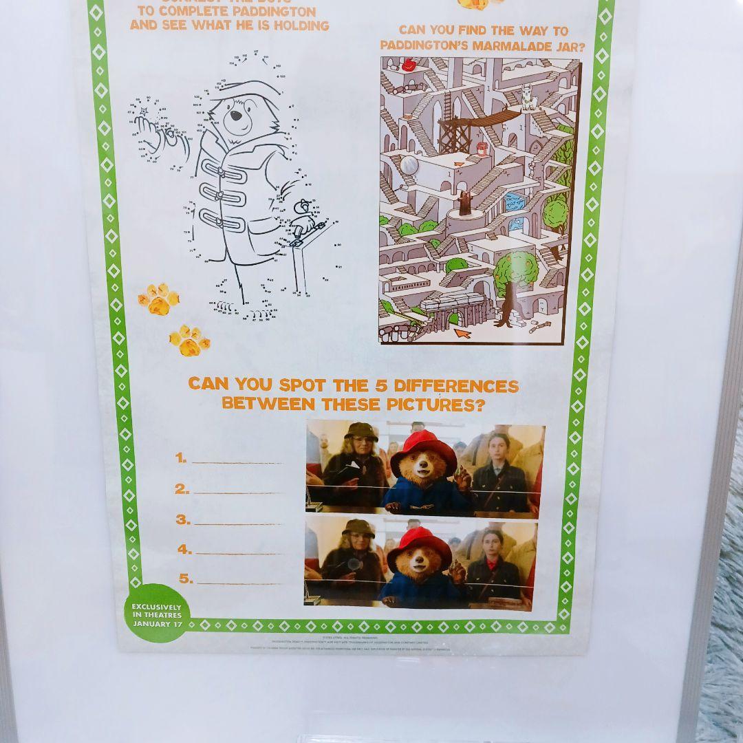 ✨海外限定✨パディントン 両面A3パネル付 ポスター2枚 AMCキーホルダー