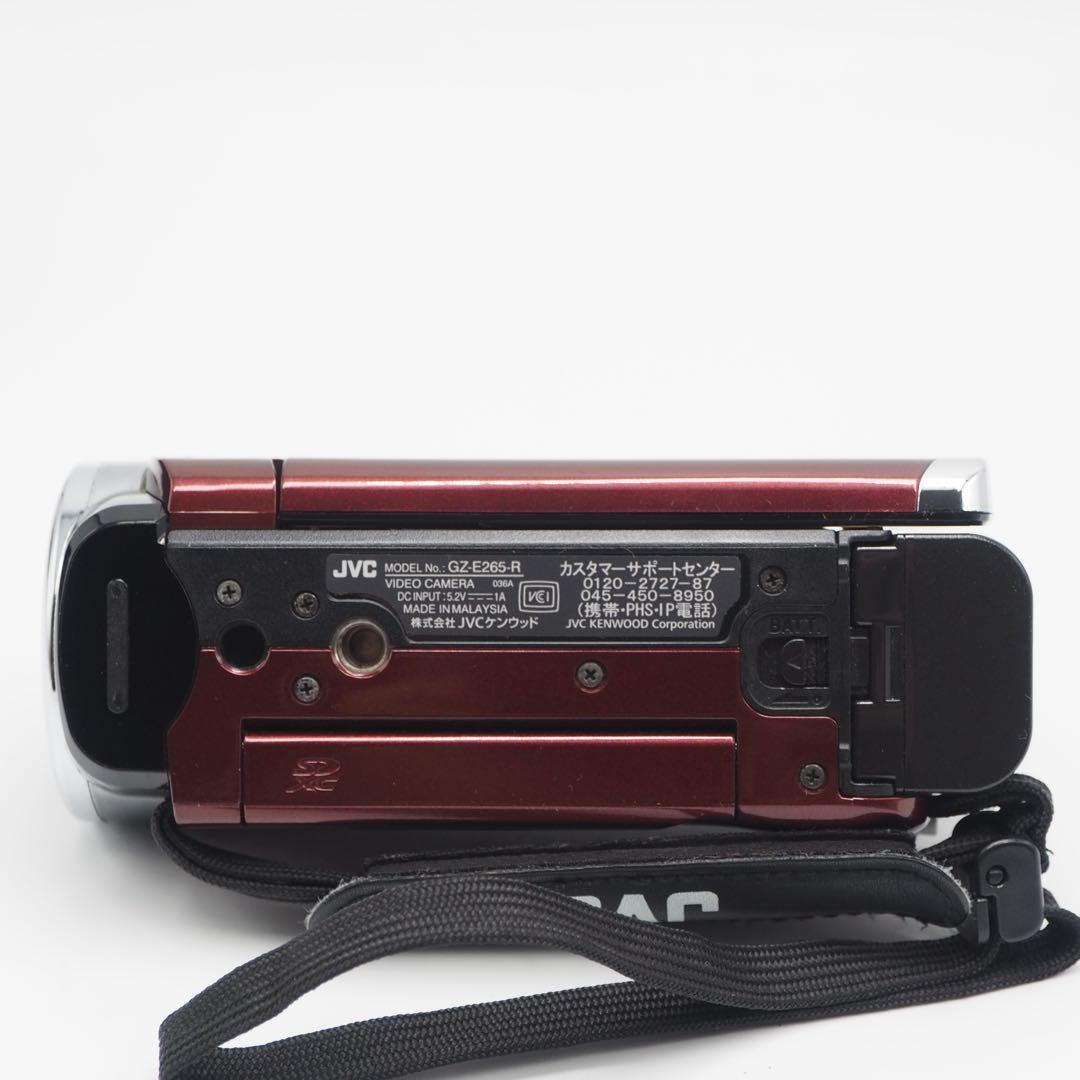ビデオカメラ JVC GZ-E265 フルHD 動作確認済 充電器、バッテリー付