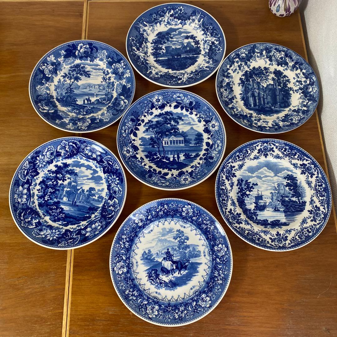 ウェッジウッド　ブルー＆ホワイト　リミテッドエディション23cmプレート