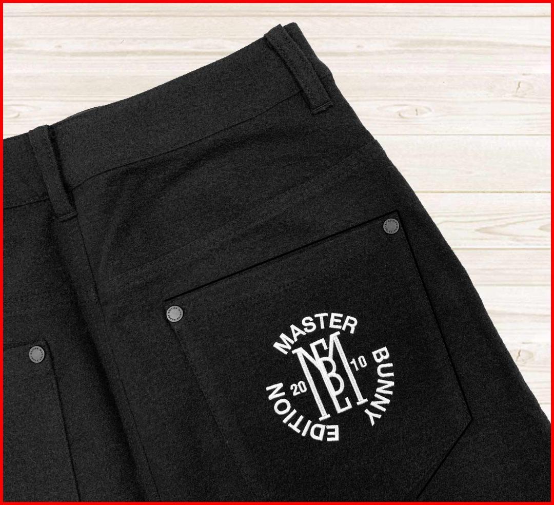 【新品】マスターバニーゴルフスカート台形ウールライクストレッチ黒00XS