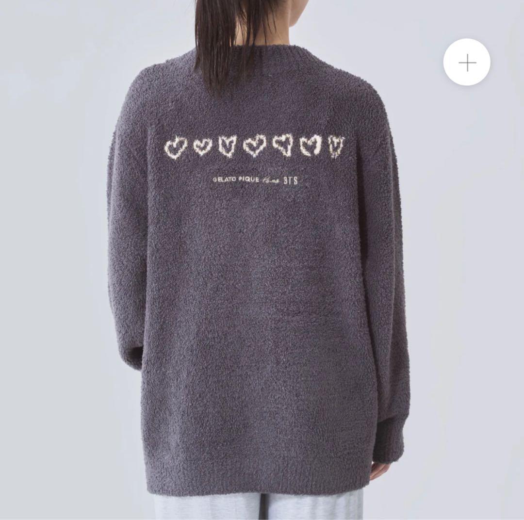 新品GELATO PIQUE BTS ジェラートピケ カーディガン グレーM-L