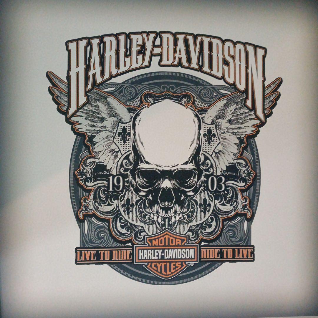 ハーレーポスター横59縦59高品質厚手キャンパス地